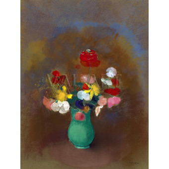 РЕПРОДУКЦИИ НА КАРТИНИ Макове в зелена ваза (1910)